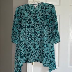 Lauren Conrad Floral Blouse